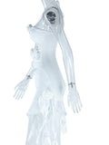 Momnfancy 3D Flowers Cut Out Irregular Ruffle Halter Neck Bodycon Baby Shower Maternity Mini Dress