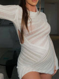 Momnfancy Solid Color Cut Out Knitting Bodycon Beach Going Out Maternity Baby Shower Maxi Dress