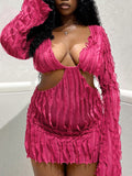 Momnfancy Chic Fashion Layers Of Falbala Bodycon Cutout Bare Waist Party Babyshower Maternity Mini Dress