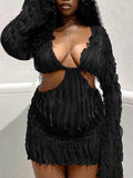 Momnfancy Chic Fashion Layers Of Falbala Bodycon Cutout Bare Waist Party Babyshower Maternity Mini Dress
