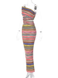Momnfancy Multicolor Off Shoulder Hollow Out Cutout Backless Split Bodycon Photoshoot Maternity Dress