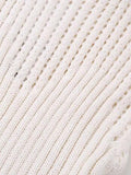Momnfancy White Patchwork Fishnet Crochet Pleated Photoshoot Pregnancy Maternity Maxi Dress