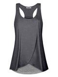 Momnfancy Irregular Sleeveless Breast-feeding Nursing Casual Maternity Vest