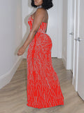 Momnfancy Mesh Off Shoulder Rhinestone Bodycon Mermaid Evening Gown Plus Size Baby Shower Maternity Maxi Dress