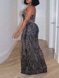 Momnfancy Mesh Off Shoulder Rhinestone Bodycon Mermaid Evening Gown Plus Size Baby Shower Maternity Maxi Dress