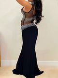 Momnfancy Rhinestone Tulle One Sleeve Bodycon Party Plus Size Maternity Maxi Dress