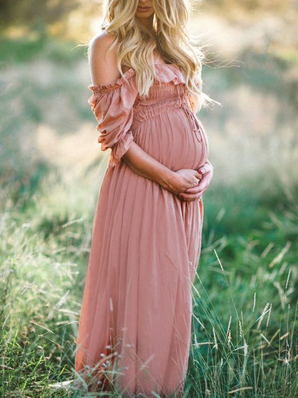 Boho baby hotsell shower maternity dress
